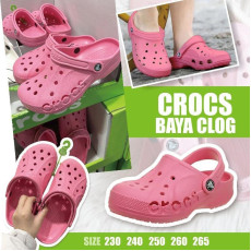 CROCS BAYA CLOG洞洞鞋(粉紅)