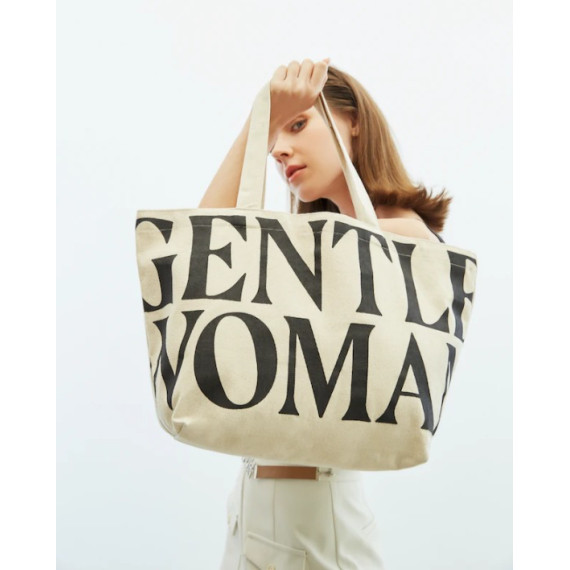 Gentle Woman Canvas Tote Bag 