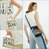 Gentle Woman Mirco Canvas Tote Bag 